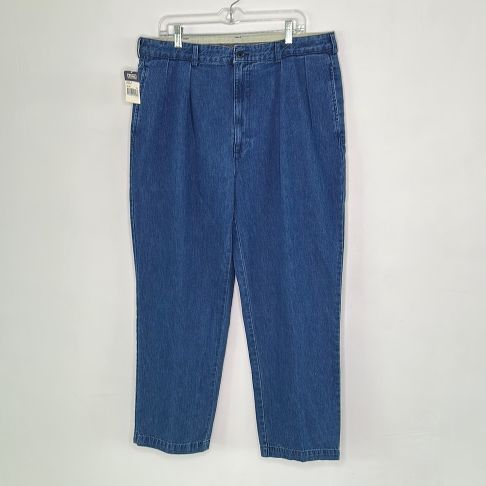 Vintage Polo Ralph Lauren Classic Pleated Chino Jeans - Picture 3 of 10